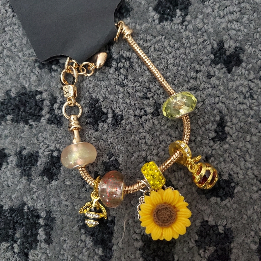 Handmade Custom Pandora Look Alike Charm Bracelet